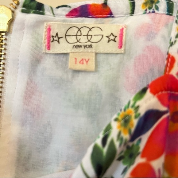 EGG New York “Melody” sleeveless dress with multicolor wildflower floral print - Picture 4 of 7